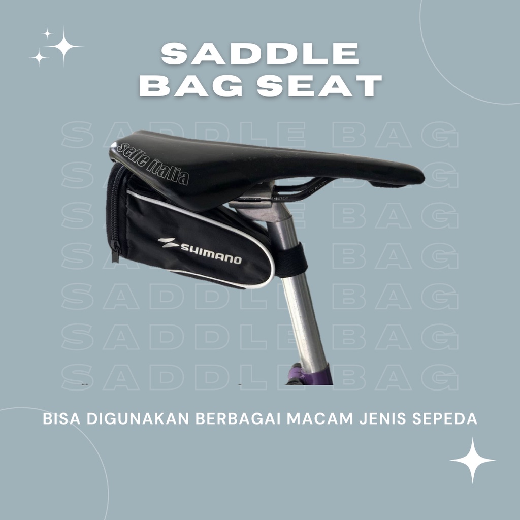 Tas Sadel Sepeda Lipat , Tas Sepeda MTB , Tas Sepeda Bawah Jok Anti Air , Tas Saddle Bag Seat