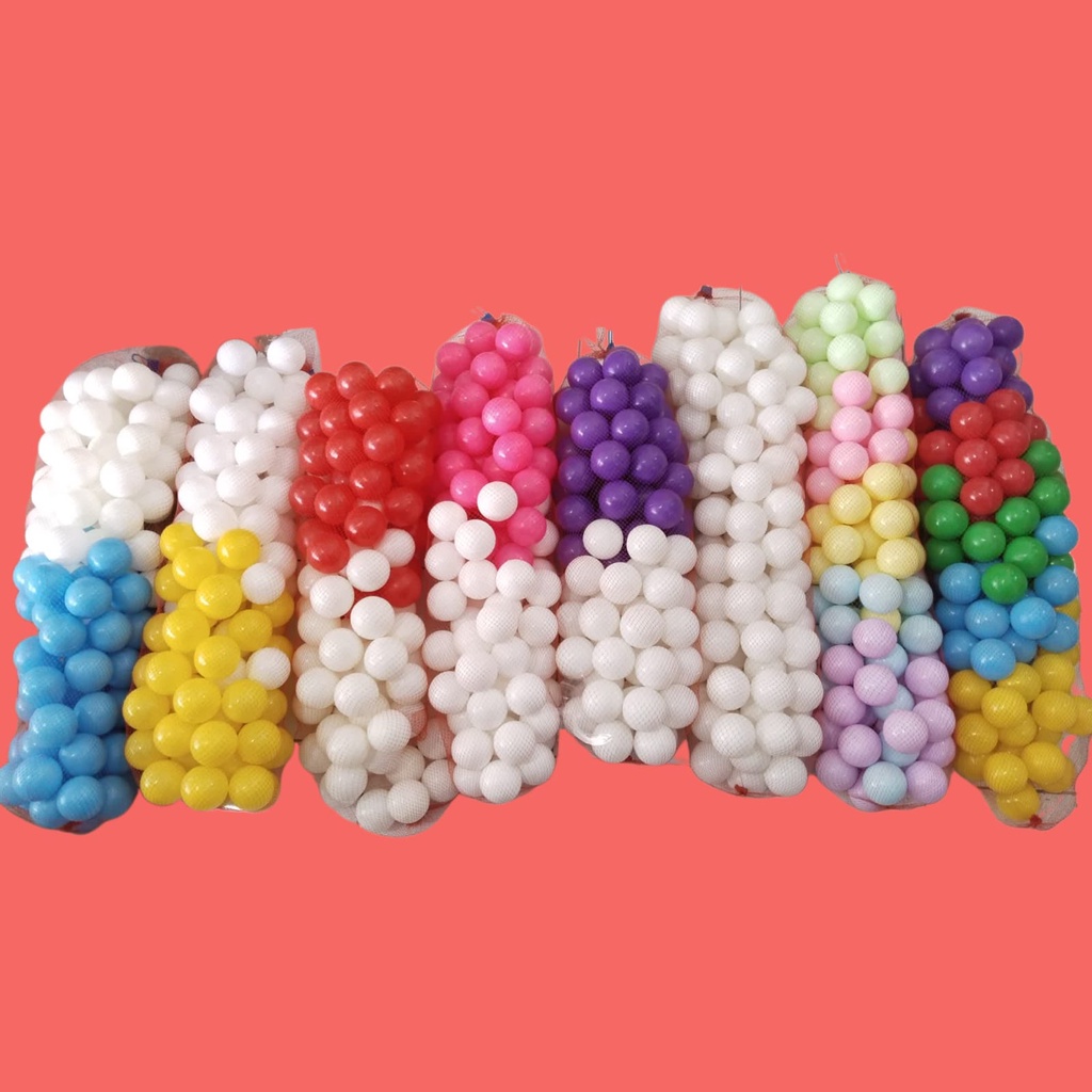 [TERLENGKAP] Bola Plastik Mandi Bola Isi 100 pcs