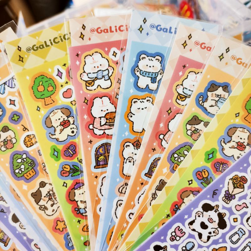 

Cute Animal Sticker | Stiker Lucu Hewan | Sticker Dekorasi Jurnal Diari