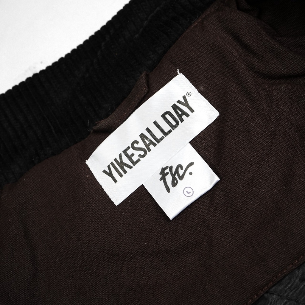 WORK JACKET | VERMOON | BROWN | YIKESALLDAY X FILLINGSTREET