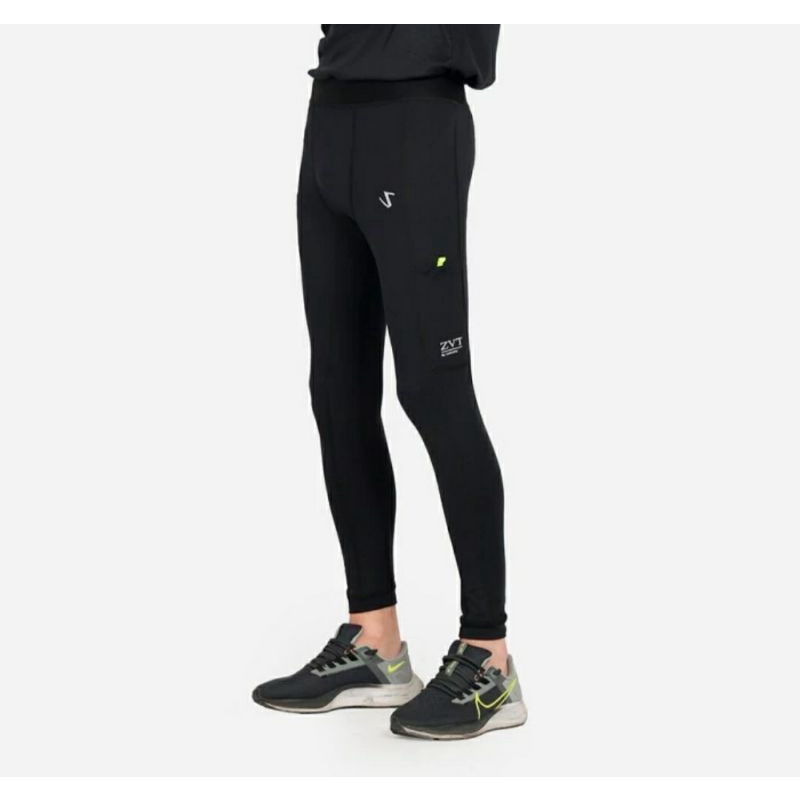 Celana Legging Baselayer Pria Super JUMBO XXXXXL Legging Ketat Atlet Renang Gym Fitnes Yoga Super Adem Baselayer Premium Hitam