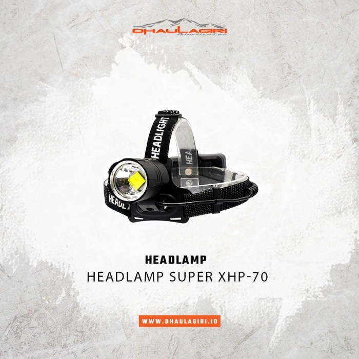 Senter Camping Headlamp Super Xhp 70