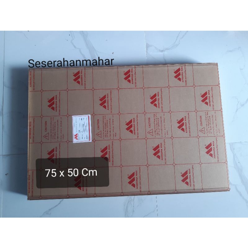 box arcylic tutup sliding frame akrilik mahar 75 x 50 cm frame mahar akrilik