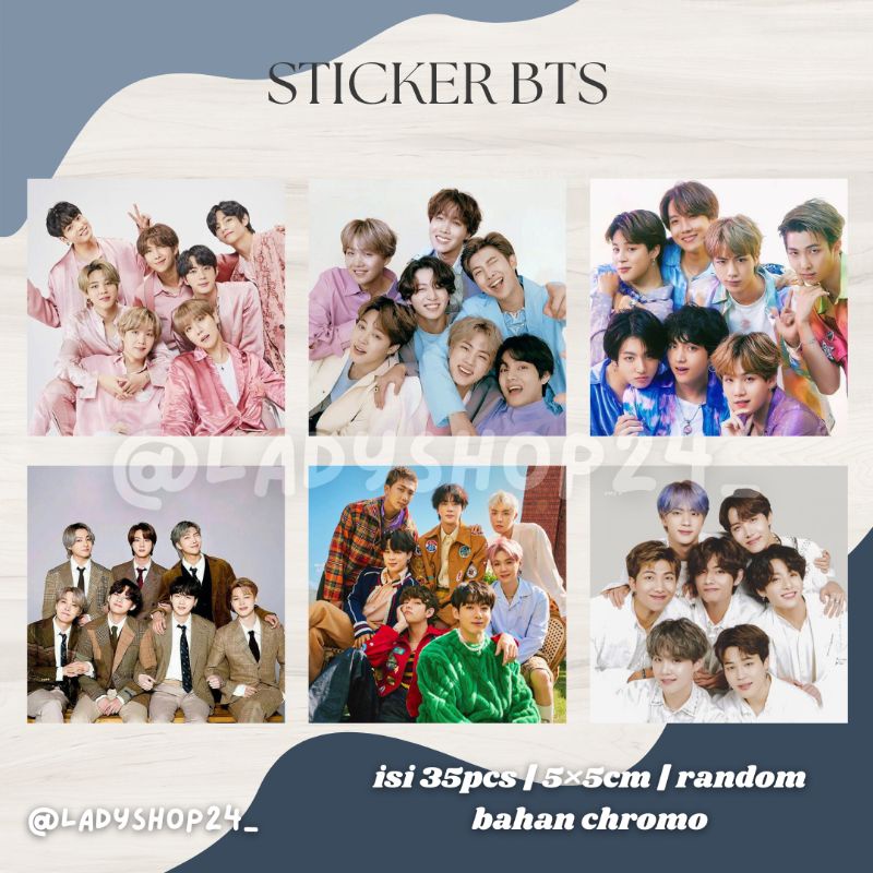 

STICKER SET BTS FREEBIES ISI 35PCS