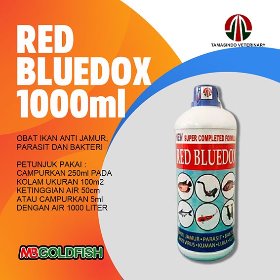 RED BLUEDOX 1000ml Obat ikan anti jamur, parasit dan bakteri