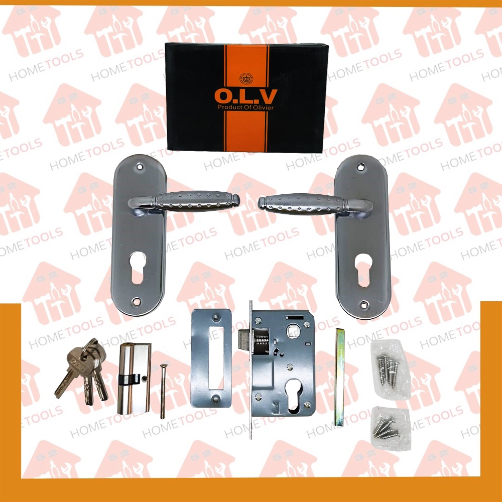 Kunci Pintu Kecil 15CM Komplit Kunci Kecil OLV Oval