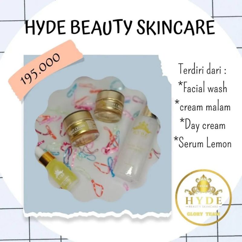 HAYDE BEAUTY SCINCARE paket serum hyde 100% ORI