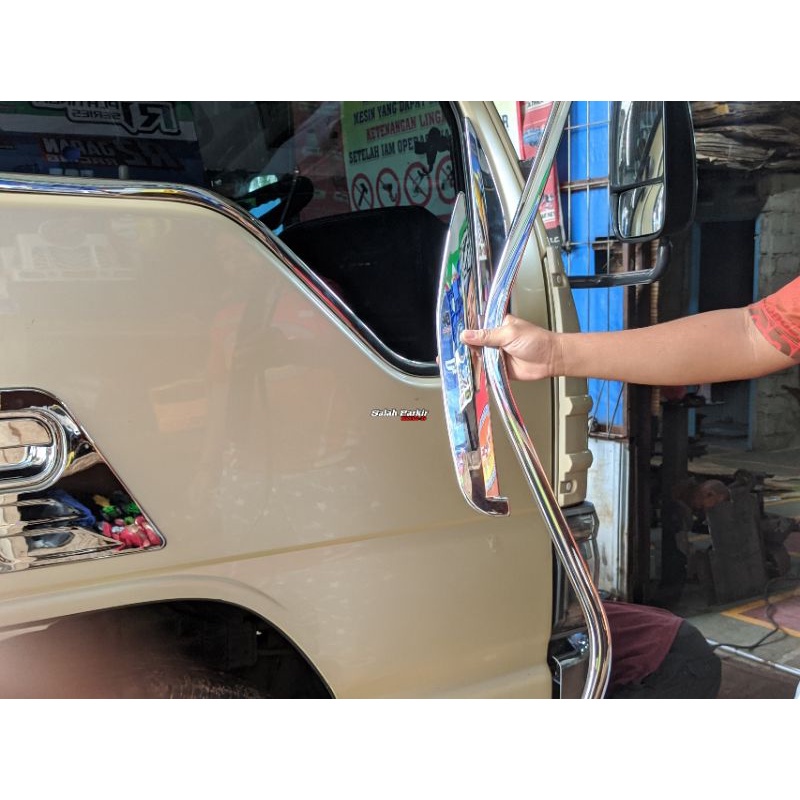cover kaca samping aksesoris isuzu elf macan variasi kaca samping isuzu elf nkr aksesoris truk elf