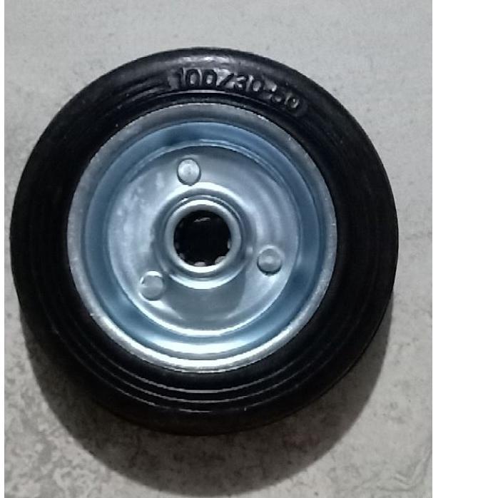 ム Ban Roda Miniatur Truk Ukuran 4" Diameter 10cm - Roda Ban Miniatur Truk 4 Inch Karet - Ban Troli ㅊ