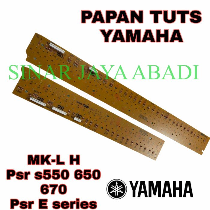 PAPAN TUT KEYBOARD YAMAHA PSR S550 650 670 PSR E SERIES  X2335 X2336