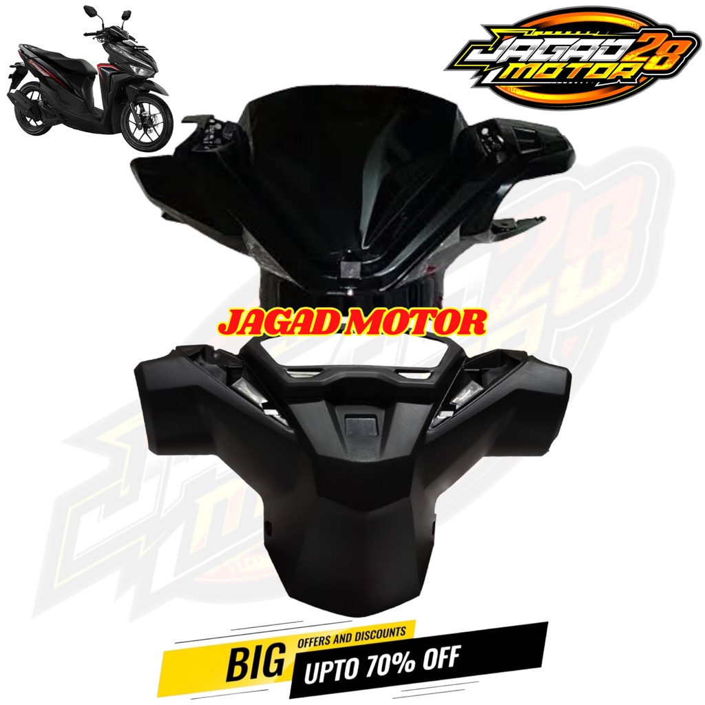 Batok Kepala Depan Belakang Honda Vario 125 150 New 2018 2019 2020 2021 Hitam / Batok Kepala Totok Depan Belakang Honda Vario 150 125 New 2018 2019 2020 2021 Hitam