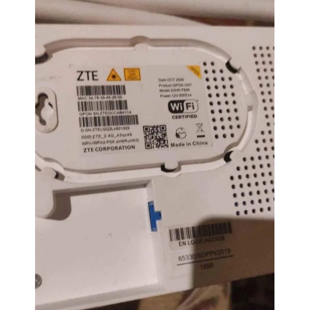 ROUTER ONT ZTE F609