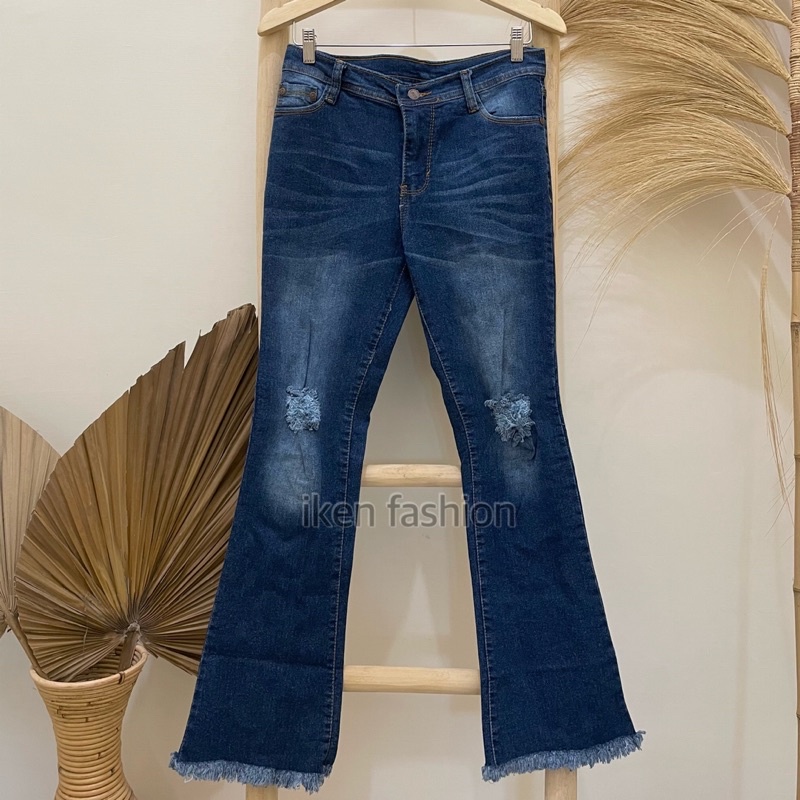 (27-38) NATASA CUTBRAY JEANS WANITA RIPPED TIDAK TEMBUS