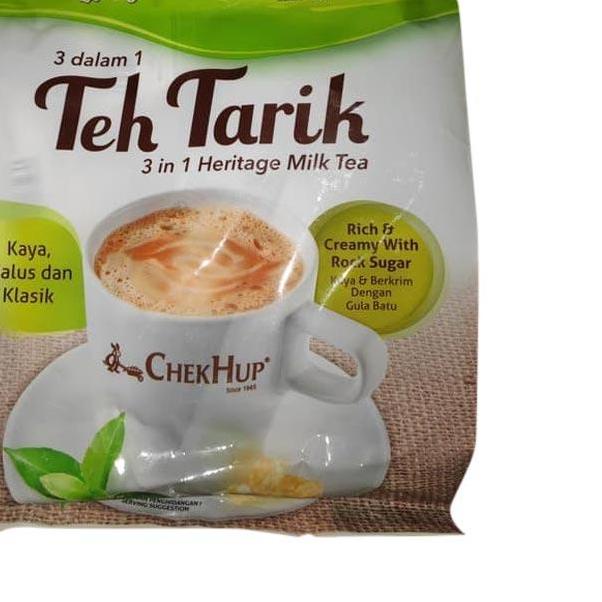 

CHEK HUP 3 IN 1 TEH TARIK MALAYSIA / CHEKHUP / CHECKHUP / CHECK HUP MILK TEA 3IN1 WITH CANE SUGAR