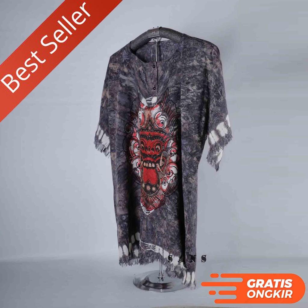 baju bali pria dan wanita bahan katun / baju barong bali dewasa pria dan wanita / kaos pantai / kaos