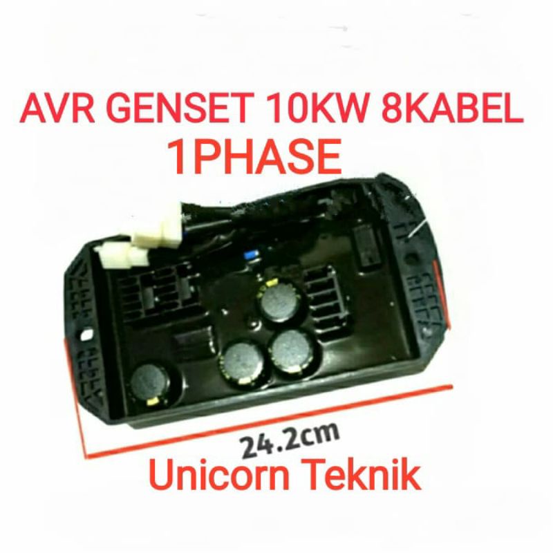 AVR 1PHASE 10KW 1PHASE / AVR GENSET 10KW 8KABEL (1PHASE)