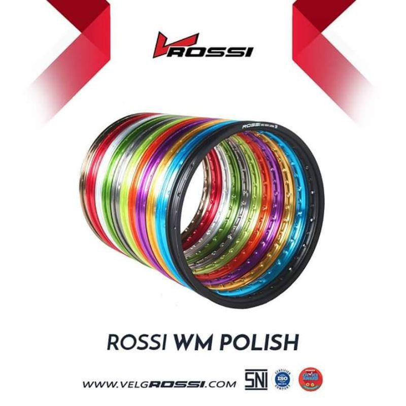 Velg Rossi Ring 17 Ukuran 185 Gold Type Wm