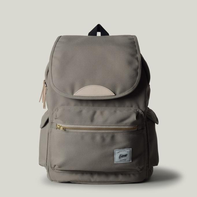 Bigmo Sierra Grey Backpack - Tas Ransel Sekolah Kantor Wanita Anti Air