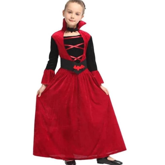 KOSTUM HALLOWEEN/COSTUM VAMPIRE/KOSTUM DRACULA ANAK/ KOSTUM VAMPIRE TRTB964G96