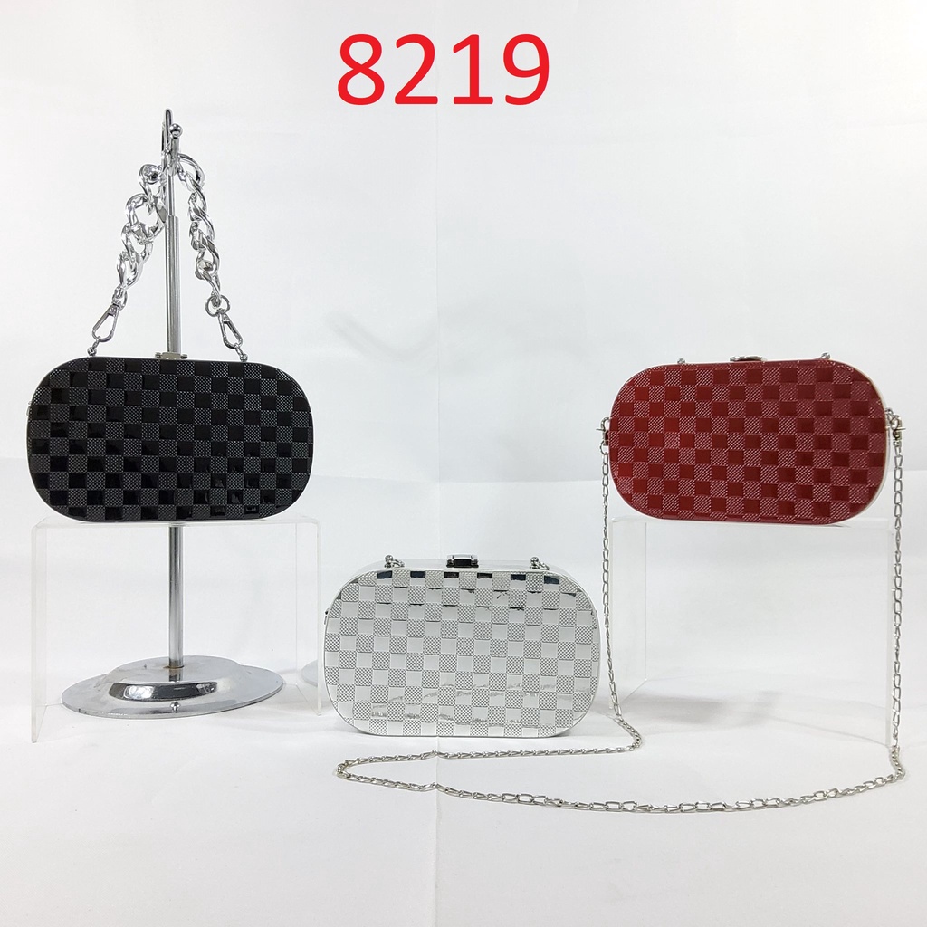 Tas Fashion Wanita Import Clutch Pesta Model Kekinian Terbaru 8221/8219