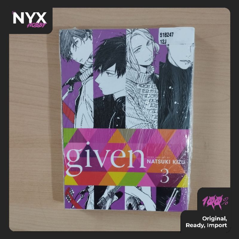 Given Manga Komik English Import Volume 3