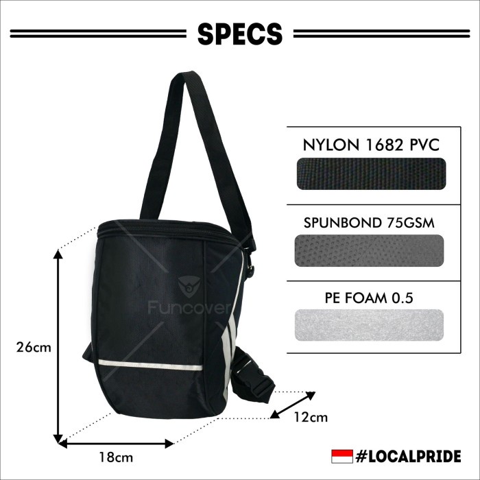 Tas Box Motor Dashbag TankBag Tas HP GPS Selempang Slingbag Waterproof