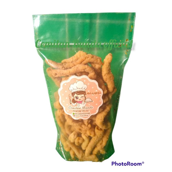 

[cemilan Bunda official] KERIPIK USUS CRISPY ORIGINAL UKURAN 100gram