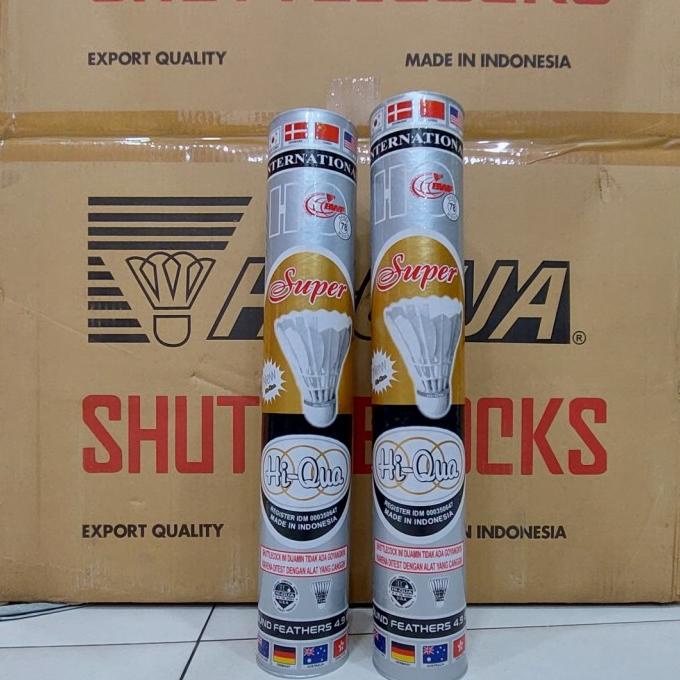 Shuttlecock Hiqua / Bola Badminton / Bola Raket Hi-Qua Silver Super