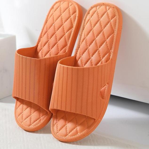Sandal Rumah / Sol lembut dan nyaman / Kamar Mandi Karet Sendal - Oranye, 36-37