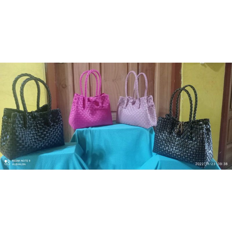 Tas Anyaman wanita/ Tas Jali premium/ Tas Jali patty mini