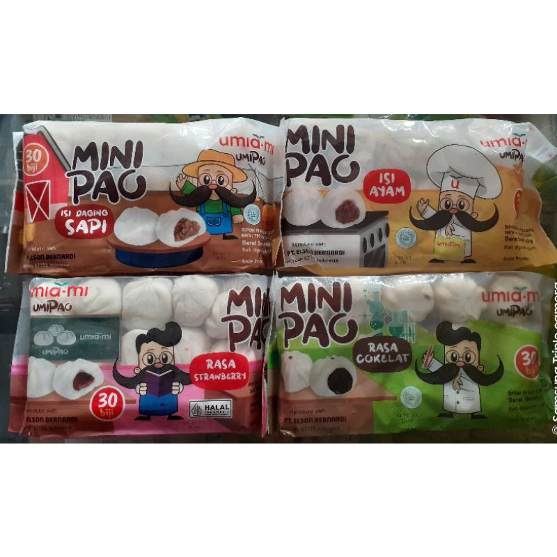 

Grosiran Rp. 12.800/Pack Umipao Mini Pao Coklat atau Ayam isi 30 pcs.Note ayam atau coklat.strawberry atau Sapi