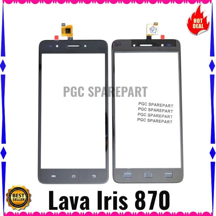 Acc Hp Original Touchscreen Lava Iris 870 Layar Sentuh Ts Lavairis