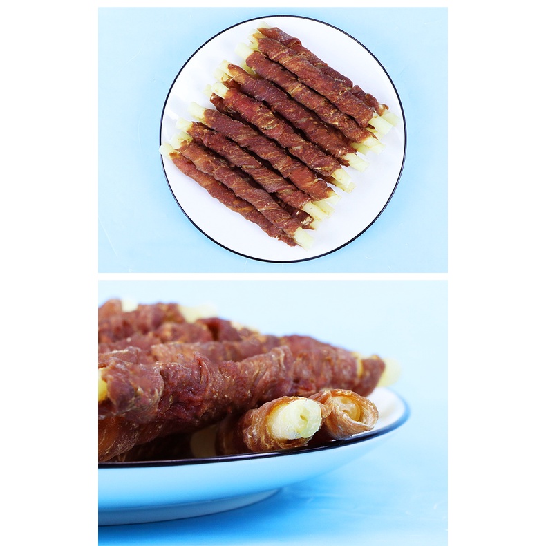 Snack Anjing Treat Stick Cemilan Sehat Dari Daging Segar / Doggy Dog Snack Itadakimasu Dental Stick Chicken Beef