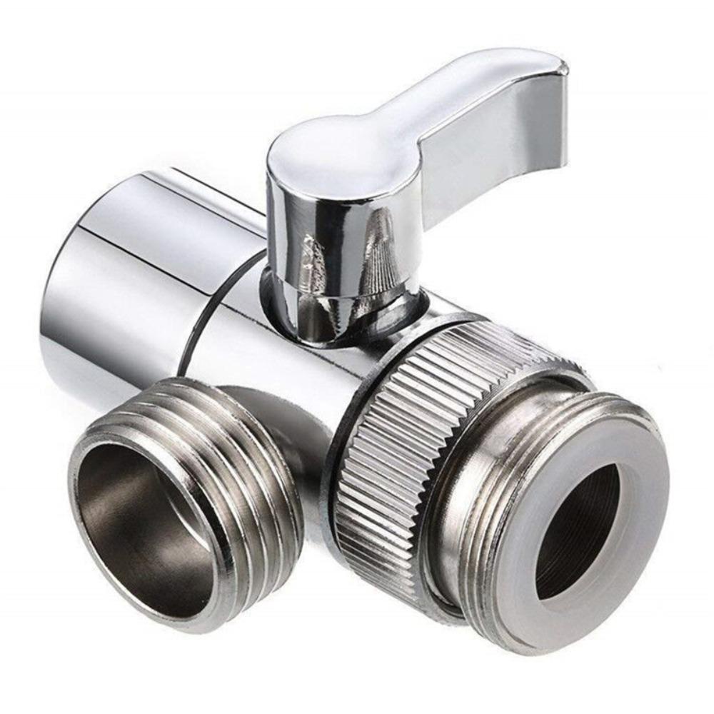 Populer Faucet Diverter Copper Penyambung Keran Air Hread Connector Untuk Toilet Bidet Shower Faucet Adapter