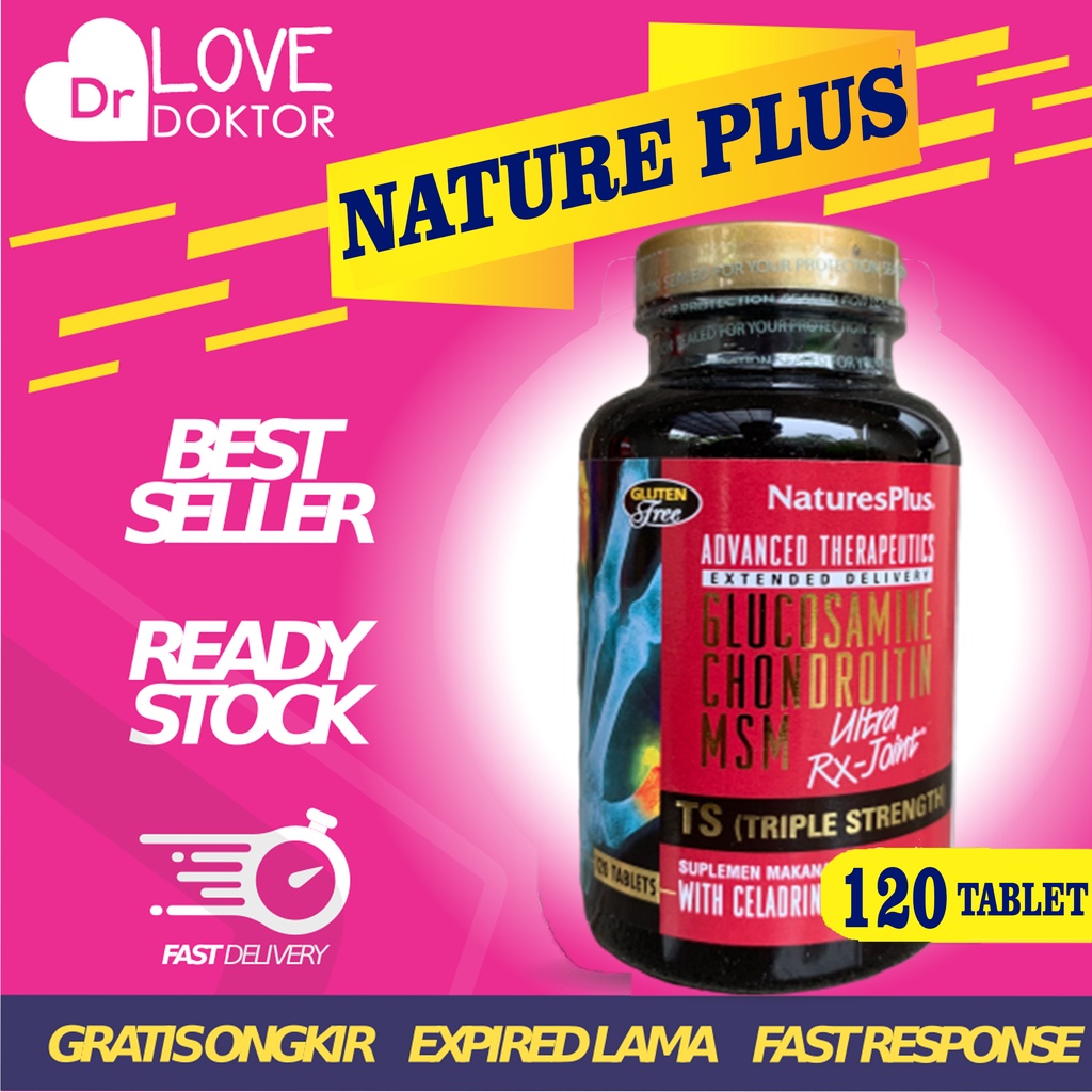 Jual NATURE'S NATURES NATURE PLUS GLUCOSAMINE CHONDROITIN MSM ULTRA RX