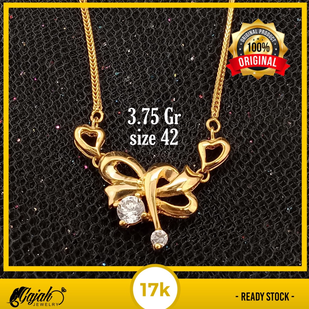 Kalung Emas 17 K - kuning 3.75gr Kadar 750 - 2608