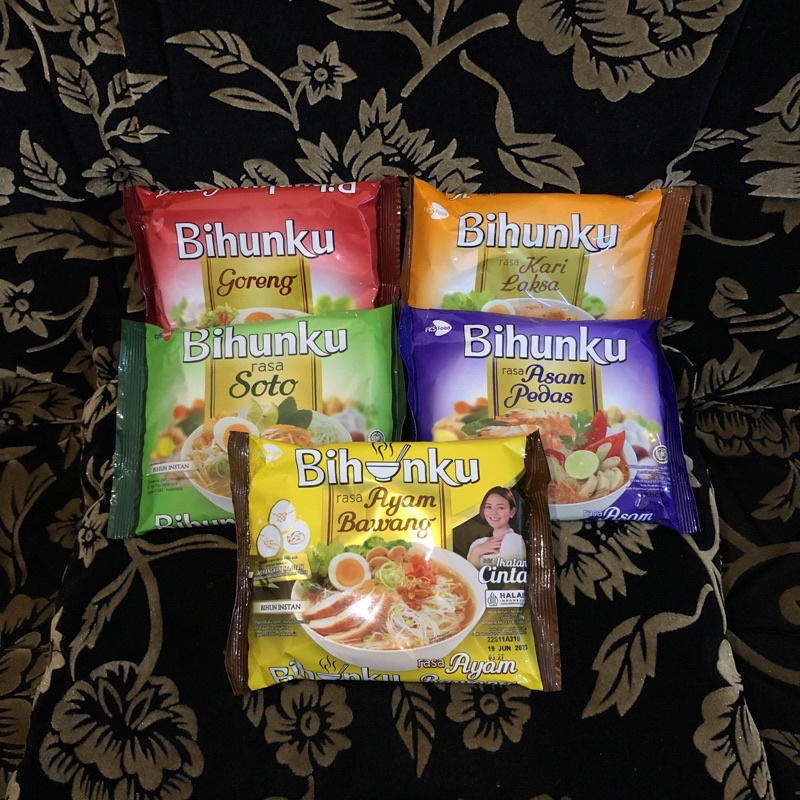 

BIHUNKU All Variant 1 Dus | Goreng | Ayam Bawang | Soto | Asam Pedas | Kari Laksa