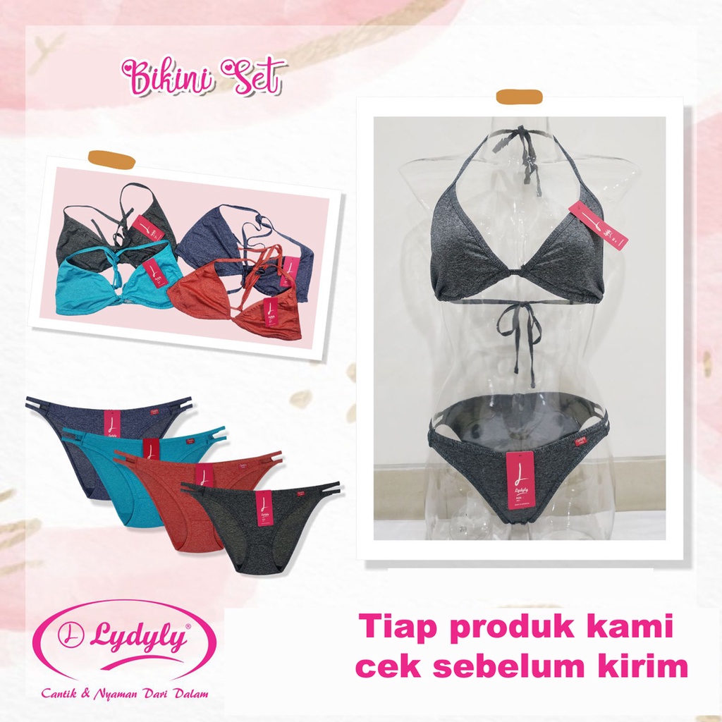 Bikini Set Bra dan CD Lydyly Premium Quality Bikini Two Pieces Sexy Wanita