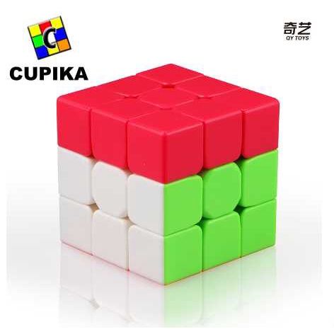 Rubik 3x3x3 3x3 Qiyi Riding Hood Unik Stickerless Viral Termurah