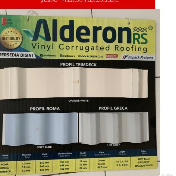 ATAP ALDERON RS - SINGLE LAYER - ROMA