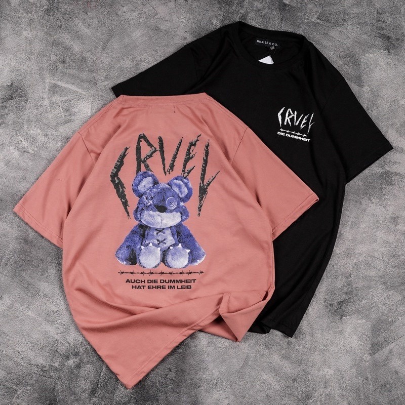 GSC - Baju KAOS OVERSIZE TRUTH VS LOVE / Kaos Oversize terbaru-crvel salem