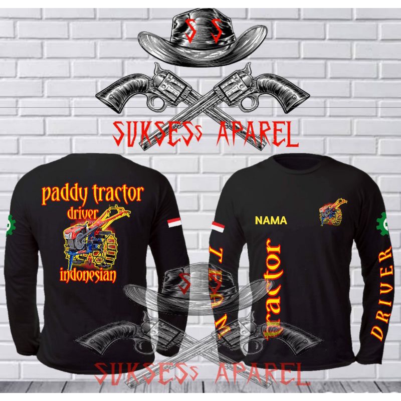 kaos traktor lengan panjang/pendekar sawah/quick