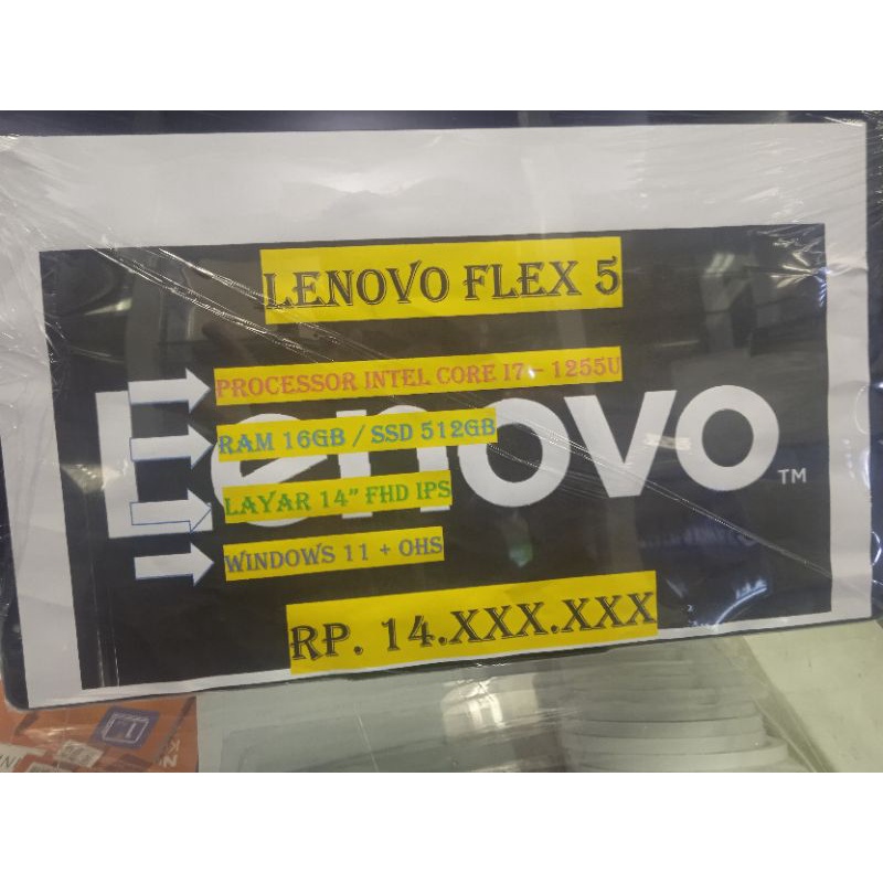 LENOVO FLEX 5 I7 1250U 16GB SSD 512GB