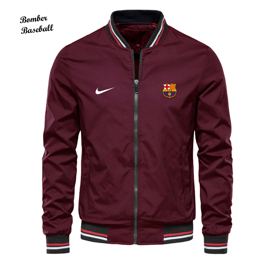 PROMO COD Jaket Baseball Pria Logo Barcelona Jacket Baseball Pria Jaket Baseball Pria Jumbo Jaket Va