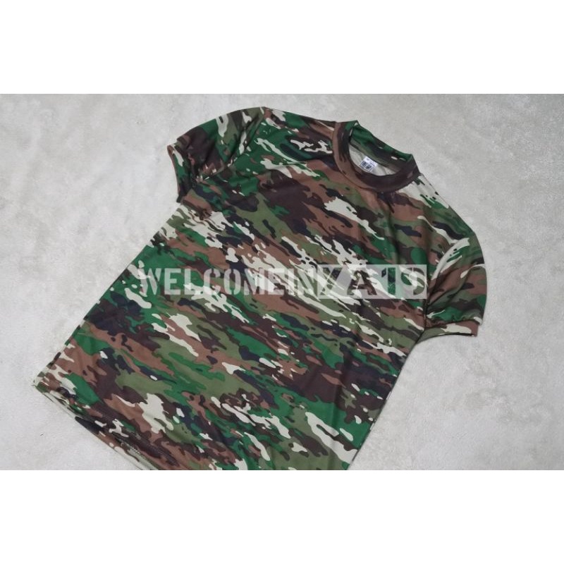 Kaos Pendek Dryfit Loreng KASAD Terbaru TNI AD