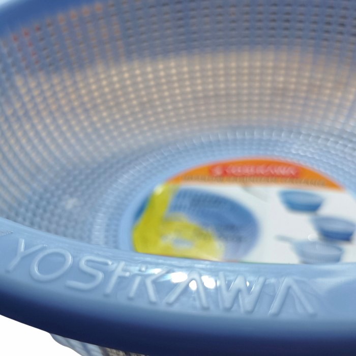 Yoshikawa Baskom Saringan Cuci Buah Sayur B077 Basket Baskom Plastik