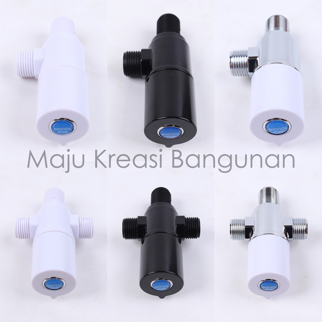 Stop Kran Kloset Soligen 1 2 Cabang Single Double PVC Jet Shower New Keran Bidet Kamar Mandi S33-2 S33-1B S34-1B S33-1 S34-1 S34-2