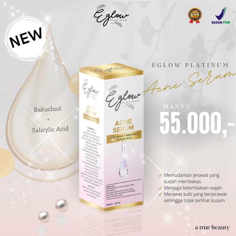 READY NOT PO EGLOW PLATINUM SERUM DNA SALMON / Serum Eglow Platinum{READY STOK} | Serum Glowing | Serum pencerah wajah | Serum BPOM | Serum Whitening