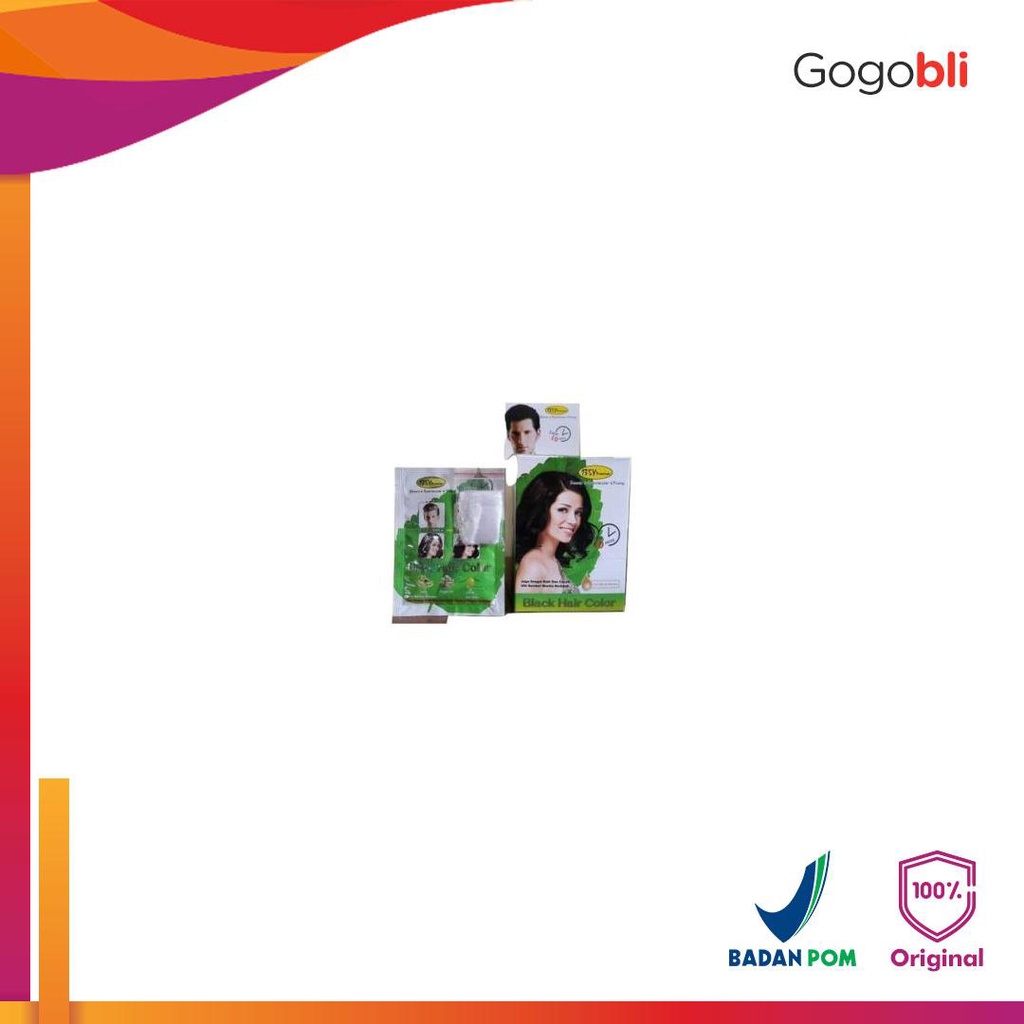 135Y Premium Black Hair Color Box (20 Sachet)