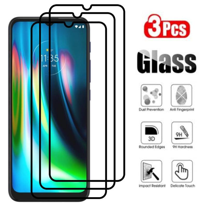 Pelindung Layar Tempered Glass Full HD Untuk Motorola Moto E6 E7 G10 G100 G20 G40 G6 G8 G9 P30 Play Power Plus Stylus 2021